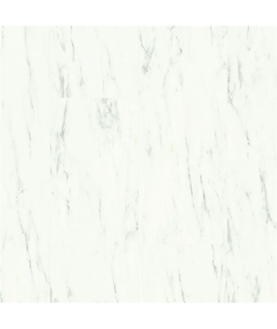 Quick-Step Ambient Click Mármol Carrara Blanco AMCL40136